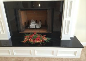 fireplace backsplash