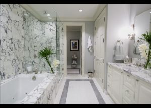 Marble and Granite Bathroom Showers