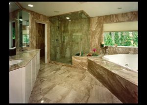 Marble and Granite Bathroom Showers