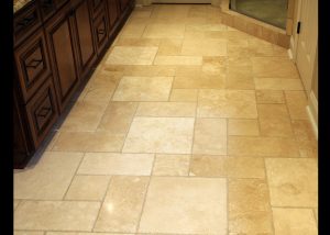 Marble and Granite Bathroom Floors